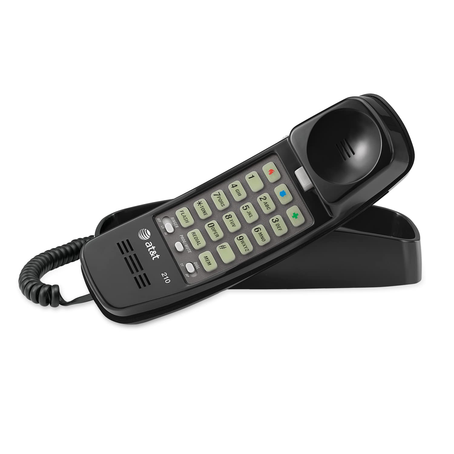 The Nostalgic Kit: a black corded phone for kids